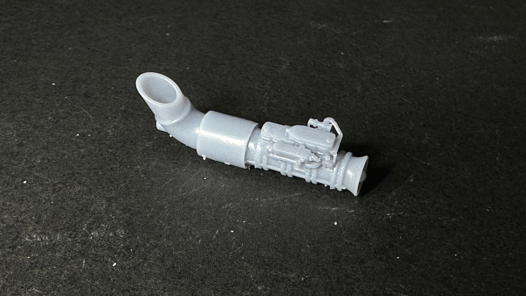 upturned Jet engine