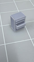 Roller toolbox with open drawer