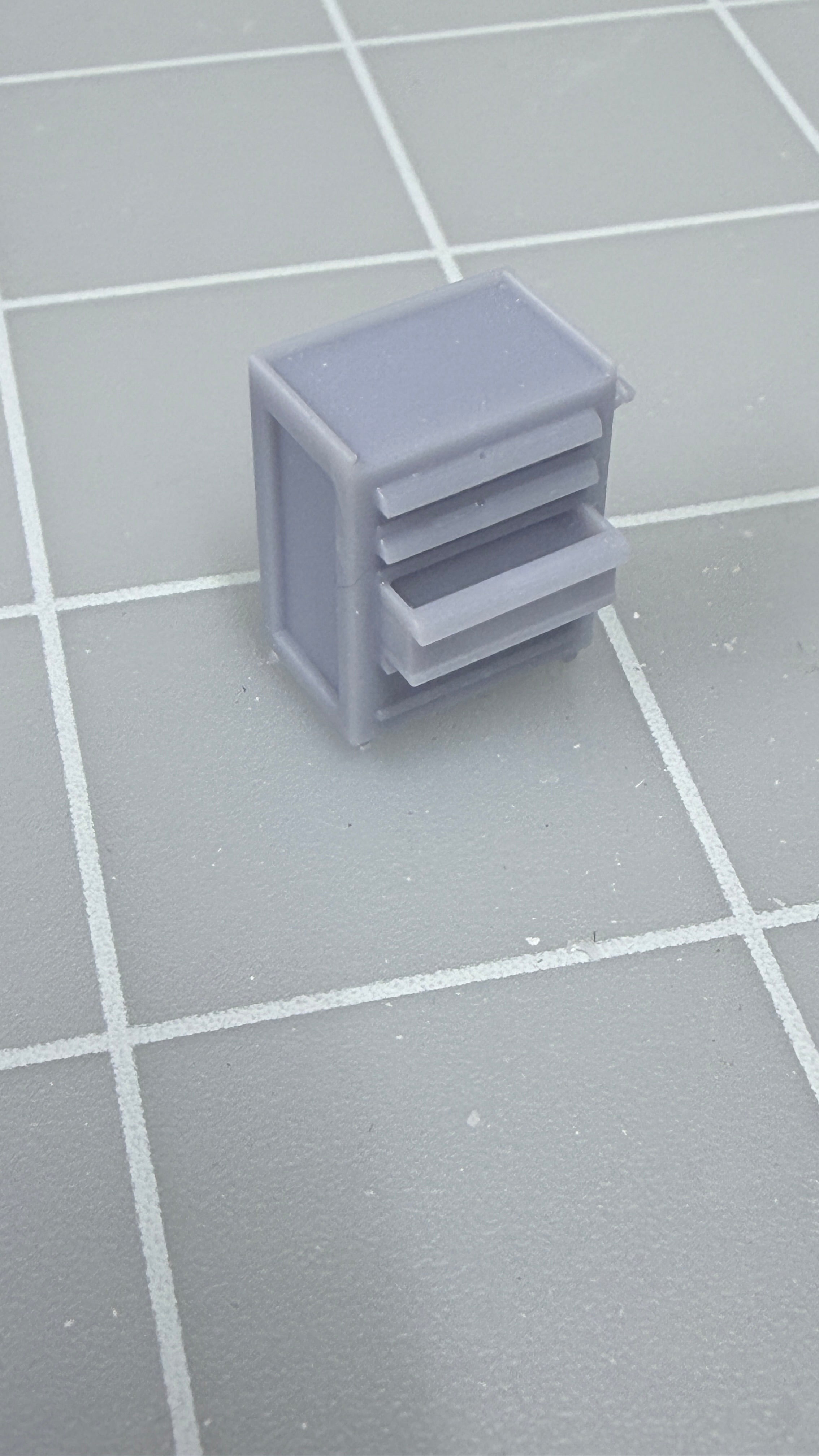 Roller toolbox with open drawer