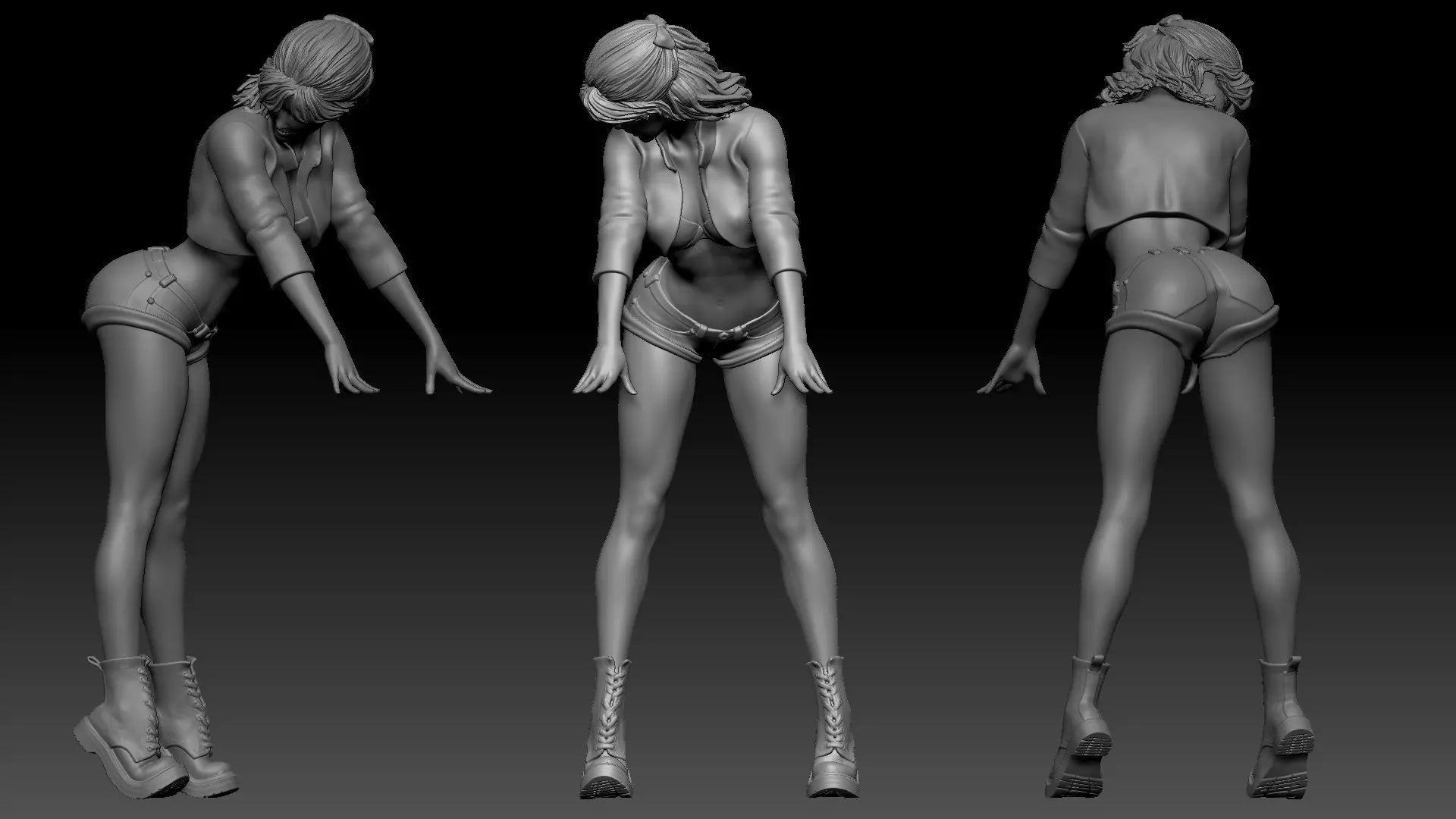 open shirt girl for hood